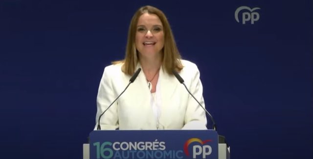 La candidata a presidenta del PP Baleares, Marga Prohens.