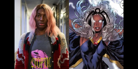 9. Así luce Michaela Coel como Tormenta en Black Panther 2: Wakanda Forever