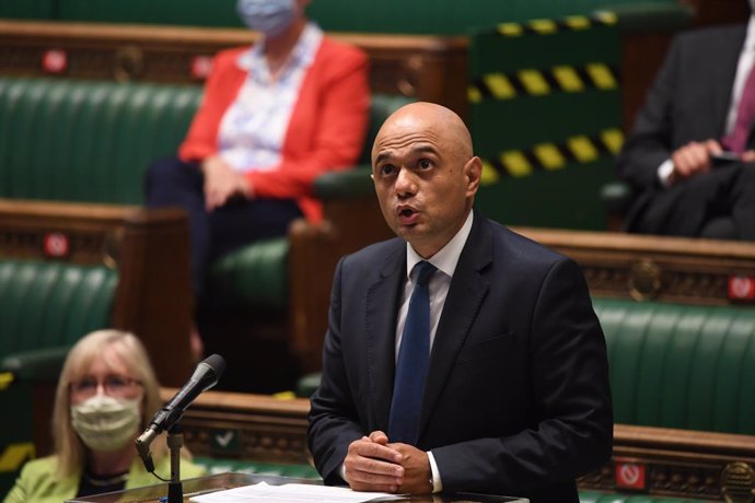 El ministro de Sanidad de Reino Unido, Sajid Javid.