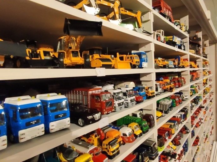 Miniaturas incorporadas al Museo de Historia de la Automoción de Salamanca.