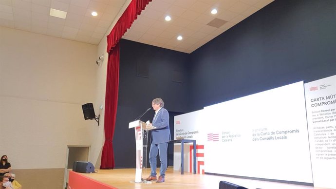 L'expresident de la Generalitat i líder de Junts, Carles Puigdemont