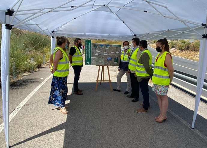 Inicio de obras de corrección de los deslizamientos de la A-438 en Cádiar (Granada)