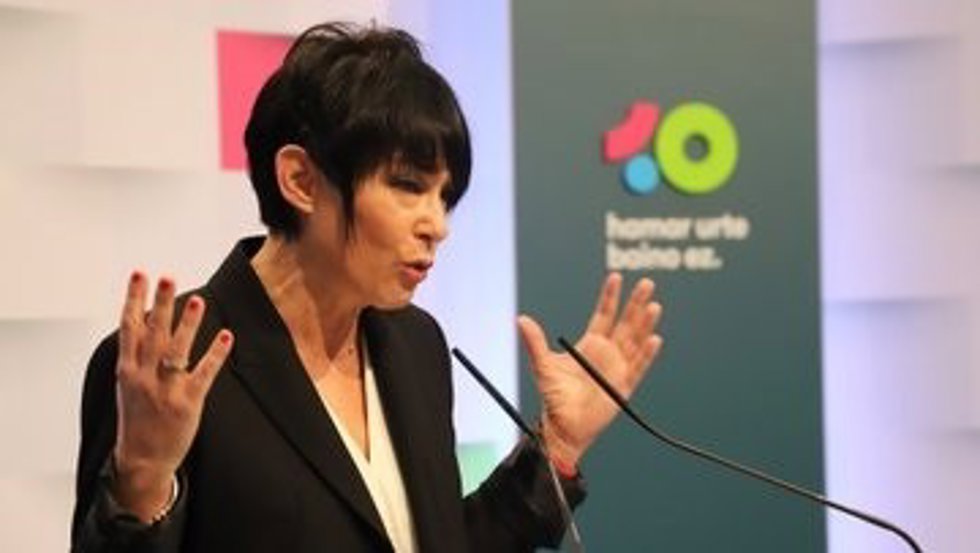 Archivo - La portavoz parlamentaria de EH Bildu, Maddalen Iriarte