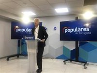 Eloy Suárez (PP) considera que "no son buenos tiempos para Aragón"