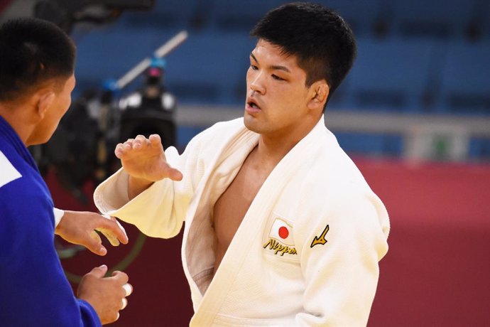 Shohei Ono (JAP), men's -73kg, wins against Tsogtbaatar Tsend-Ochir (MONG) in semi-final, during the Olympic Games Tokyo 2020, judo, on July 26, 2021 at Nippon Budokan, in Tokyo, Japan - Photo Yoann Cambefort / Marti Media / DPPI