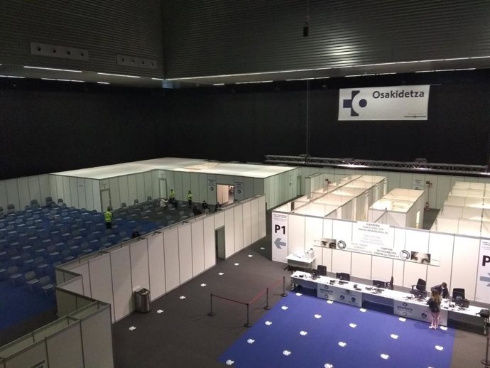 Archivo - Vacunódromo del BEC, en Barakaldo (Bizkaia)