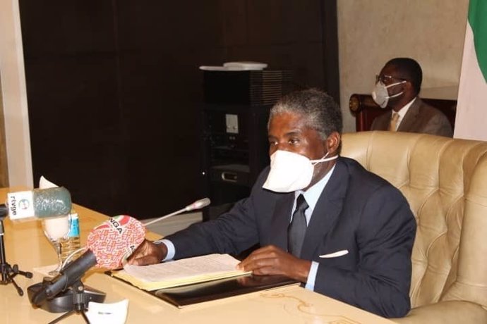 Archivo - Teodoro Nguema Obiang, vicepresidente de Guinea Ecuatorial e hijo del mandatario del país, Teodoro Obiang Nguema