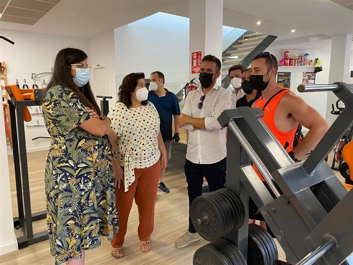 Inauguración del gimnasio de Laujar de Andarax (Almería)