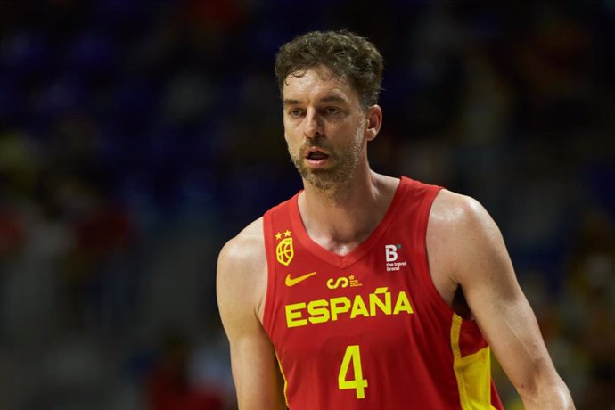 Pau Gasol, jugador de la selección española de baloncesto