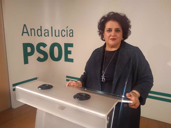 Archivo - La parlamentaria andaluza del PSOE Teresa Jiménez, en imagen de archivo