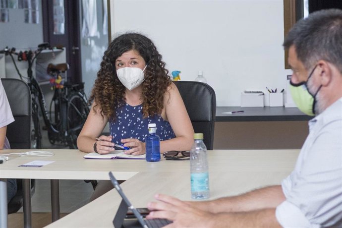 La portavoz adjunta del grupo parlamentario Unidas Podemos (UP), Sofía Castañón.