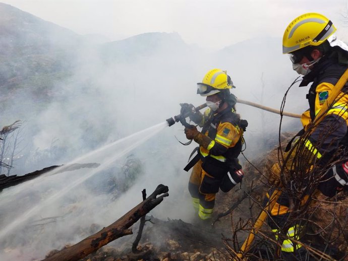 Extinguen el incendio forestal en Andratx tras quemar 0,26 hectáreas de pinar