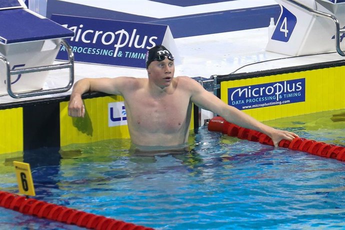 Archivo - El nadador británico Thomas Dean