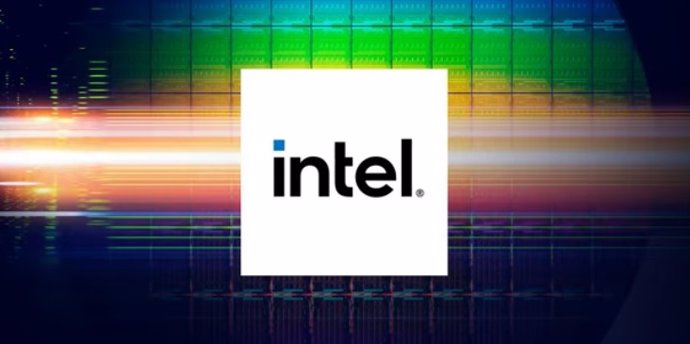 Logo de Intel en la conferencia 'Intel Accelerated'