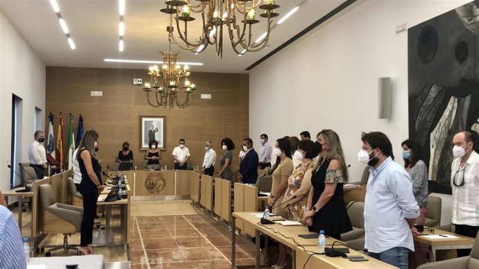 El pleno de la Diputación ha guardado un minuto de silencio por el fallecimiento del joven Hugo Millán.