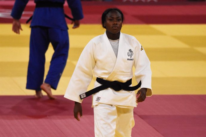 Clarisse Agbegnenou (FRA) women's -63kg Olympic champion during the Olympic Games Tokyo 2020, judo, on July 27, 2021 at Nippon Budokan, in Tokyo, Japan - Photo Yoann Cambefort / Marti Media / DPPI