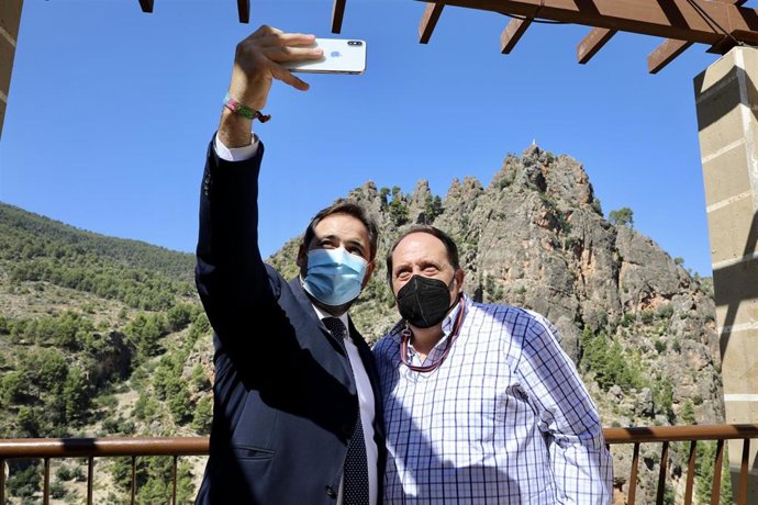 El presidente del PP, Paco Núñez, en Ayna