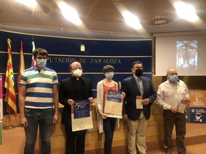 Presentación del programa de actividades del 750 aniversario de la iglesia de la Natividad, en Vera de Moncayo