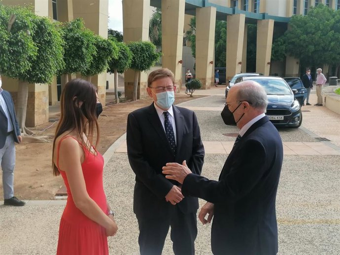 Ximo Puig en la conselleria de Innovación, en Alicante