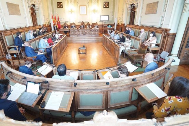 Pleno del Ayuntamiento de Valladolid correspondiente a agosto de 2021.