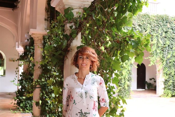 La ponente Mercedes Laboisse durante la celebración de los Cursos de Verano de la UPO en Carmona (UPO)