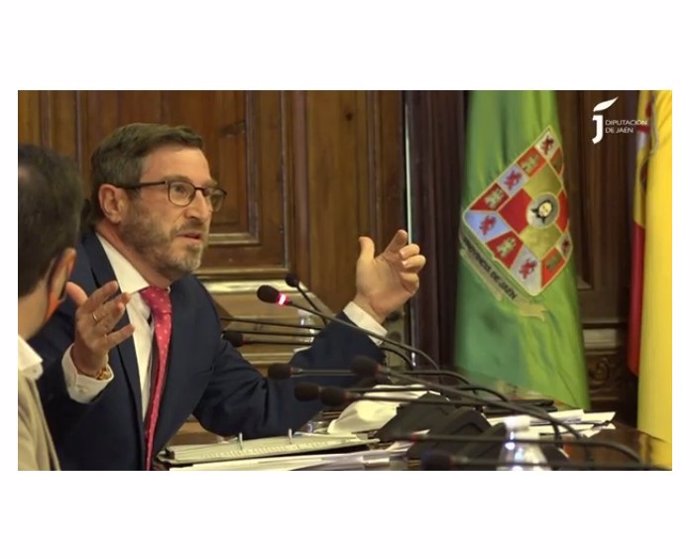 Archivo - El portavoz del PP en la Diputación de Jaén, Miguel Contreras