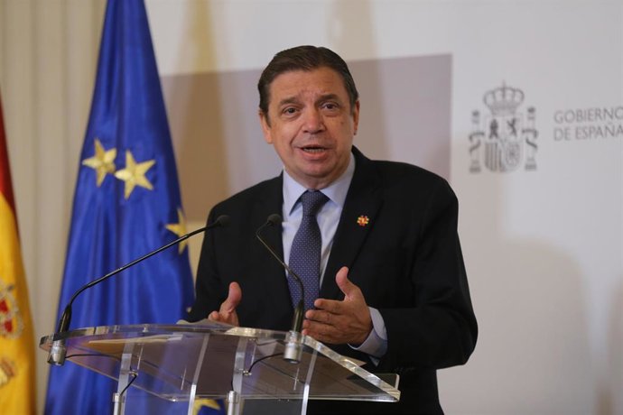 El ministro de Agricultura, Pesca y Alimentación, Luis Planas, comparece en rueda de prensa 