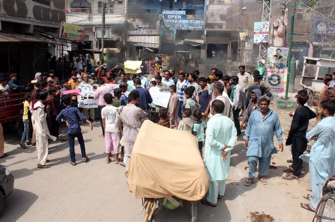 Imagen de archivo de una calle de Pakistán.