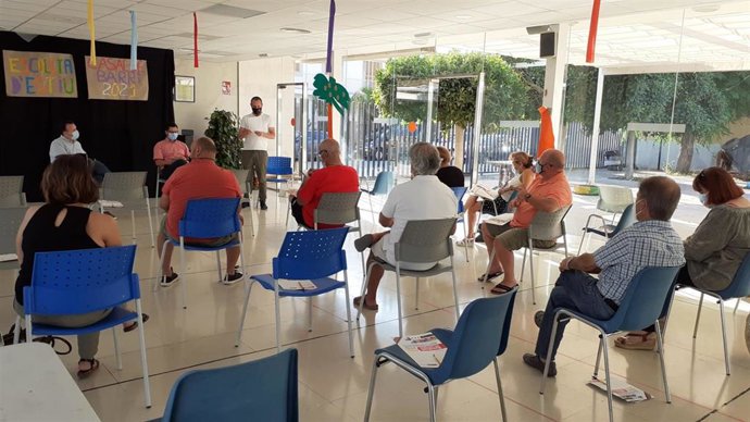 Acto de rendición de cuetnas del distrito Playa de Palma.