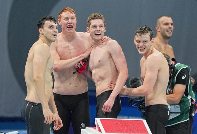 Thomas Dean, James Guy, Matthew Richards y Calum Jarvis, oro olímpico en 4x200 libre
