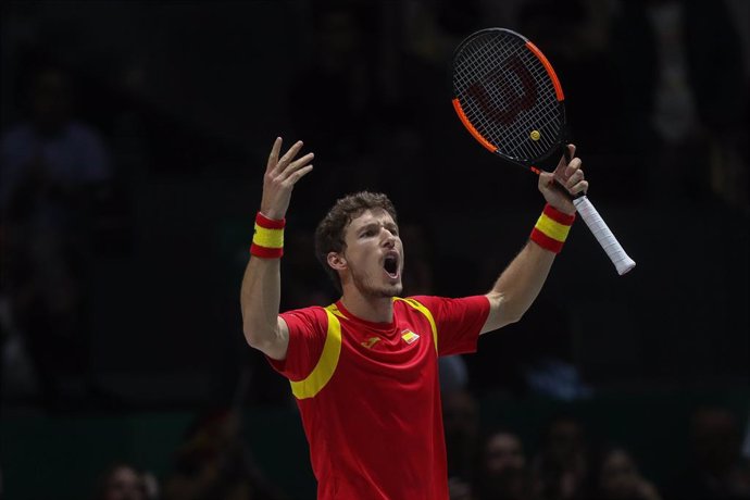 Archivo - 1/4 Finale Spain - Argentina Pablo Carreño Busta in Spain during the Davis Cup 2019, Tennis Madrid Finals 2019 on November 18 to 24, 2019 at Caja Magica in Madrid, Spain - Photo Laurent Lairys / DDPI