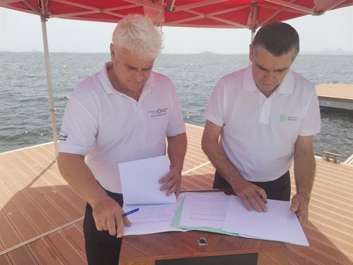 Fundación Ingenio firma un convenio con la Federación de Vela para la promoción de este deporte en la Región de Murcia