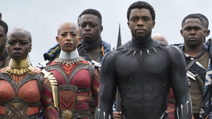 Chadwick Boseman en Vengadores Infinity War
