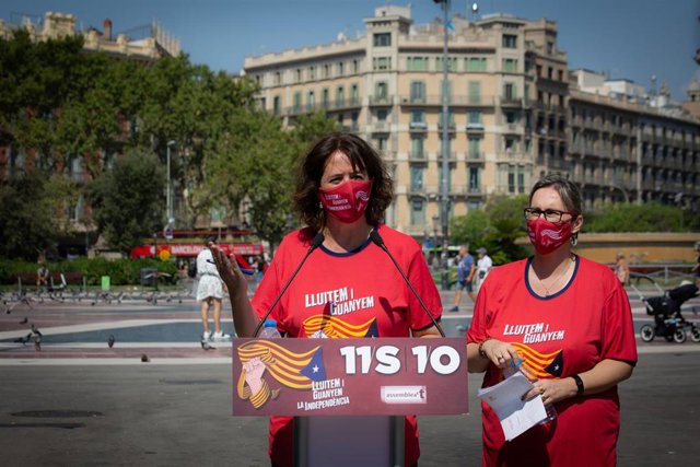 ANC, Òmnium Cultural y la AMI presentan las movilizaciones que convocarán en octubre