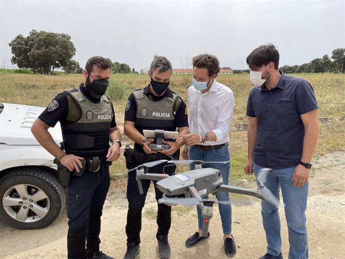 La policia rurla del Monzón ha comenzado a usar un dron para vigilancia.