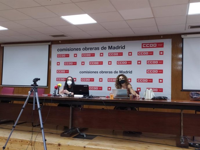 Rueda de prensa de Educación en CC.OO. Madrid.