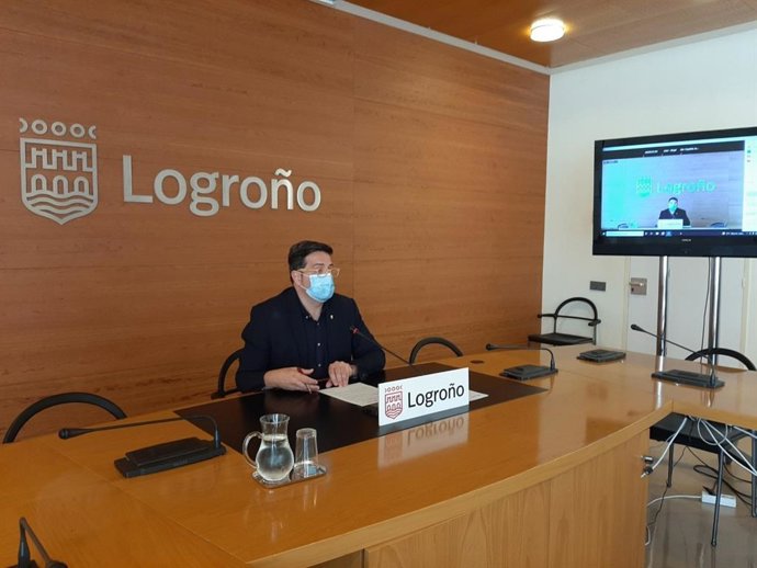 El portavoz del equipo de Gobierno municipal de Logroño, Kilian Cruz-Dunne.