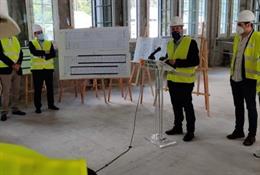 Soro dice que el compromiso con Canfranc es firme y da un argumento más para la reapertura del tráfico internacional.