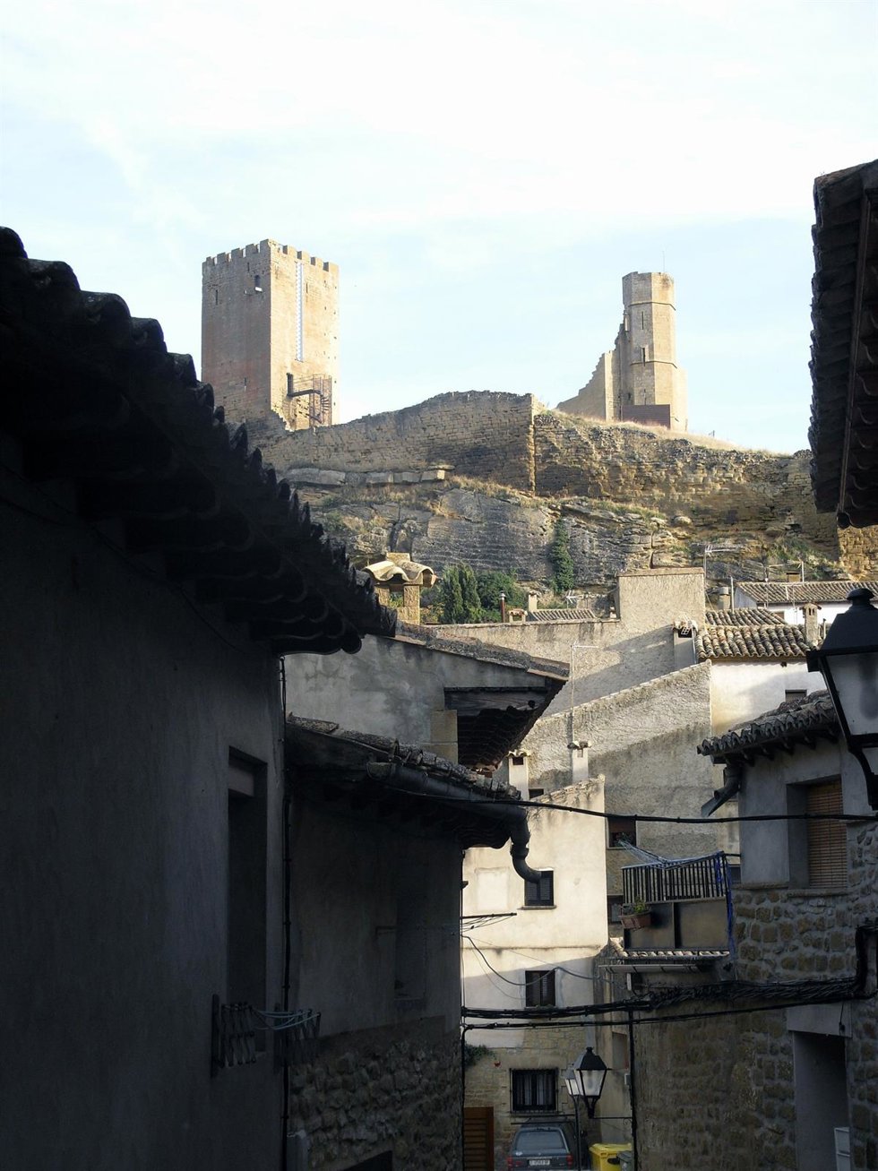Vista de Uncastillo (Zaragoza).