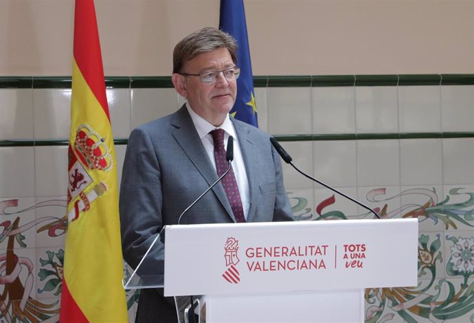 El presidente de la Generalitat, Ximo Puig, en Castelló