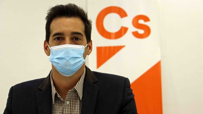 Archivo - El portavoz de Ciudadanos en la Diputación Provincial, Ramón Fuertes.