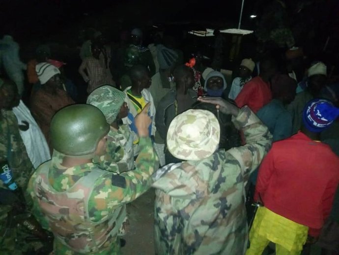 Archivo - Militares del Ejército de Níger