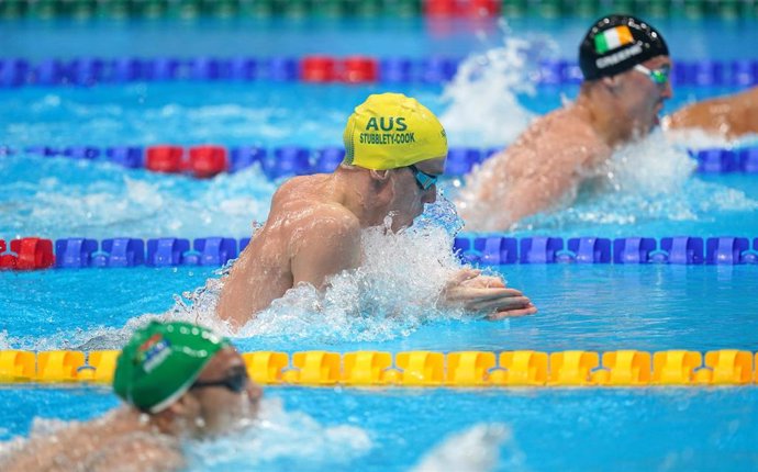 El nadador australiano Izaac Stubblety-Cook en los 200 braza de Tokyo 2020