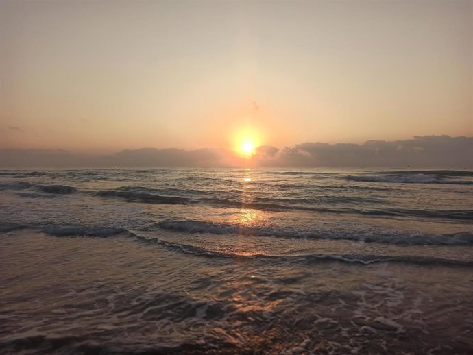Amanecer en Canet d'en Berenguer (Valencia)