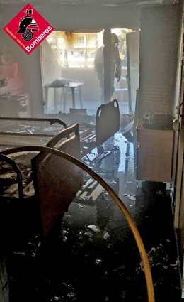 Incendio en residencia