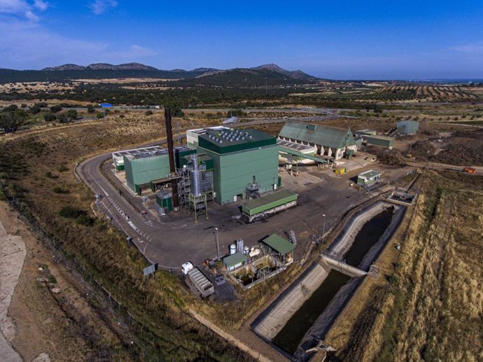 Planta de generación de biomasa de Ence en Mérida