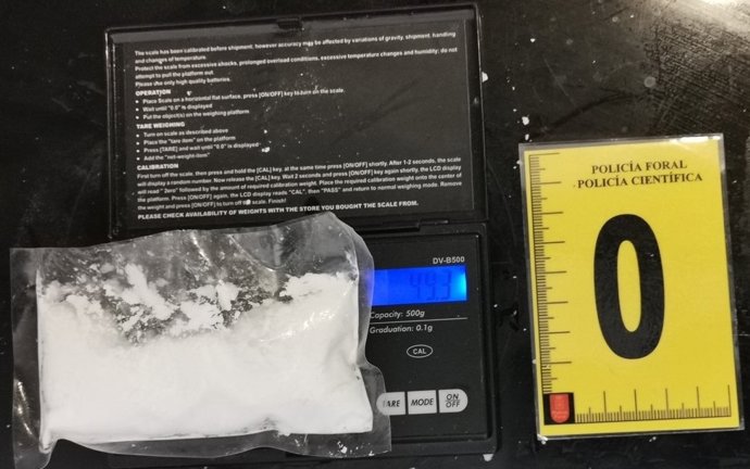 Droga incautada a la madre e hijo detenidos en la Rochapea