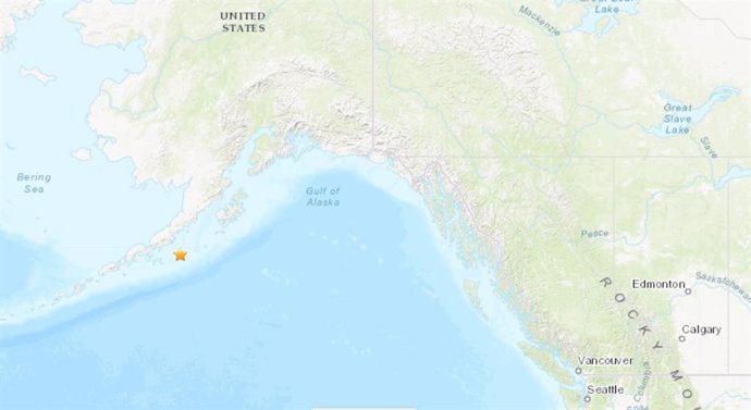 Terremoto de magnitud 8,2 en la escala abierta de Richter frente a la costa de Alaska (EEUU)