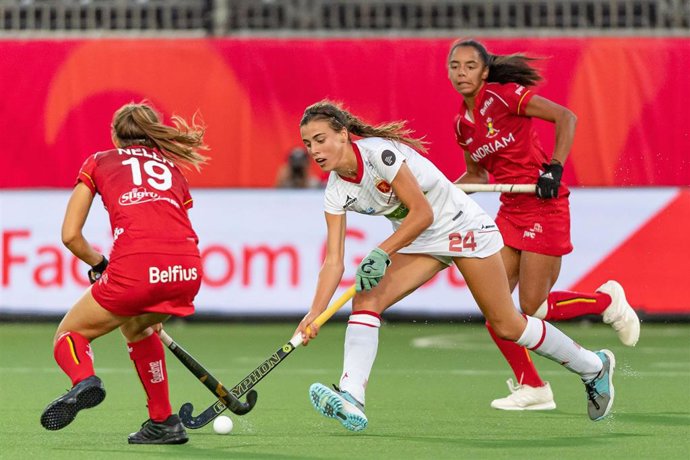 Archivo - Antwerp, 21-08-2019, EuroHockey Championship (Women) 2019. Venue: Sportcentrum Wilrijkse Plein. Alejandra Torres-Quevedo during the game Belgium vs Spain.
