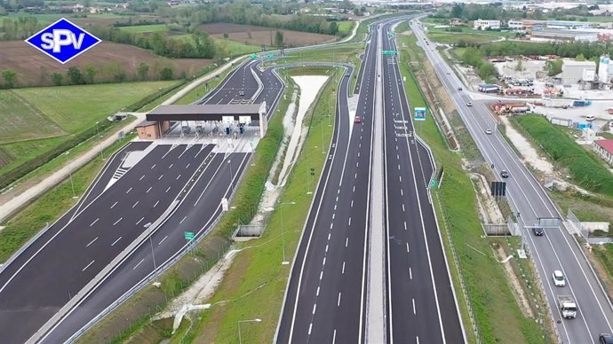 Archivo - Autopista de Sacyr en Italia
